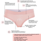memème BUTTERFLY– Bliss - QUEEN SIZE - HIGH WAISTED BRIEF Panty for Women