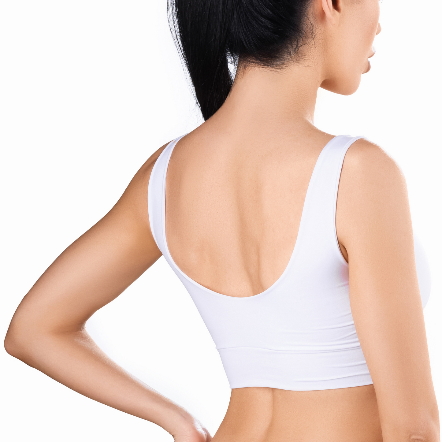 mememe BASIC - White - CROP TOP for Women - memème