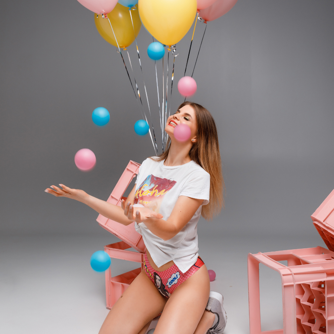 mememe COMIC FANS - Pink - PANTY for Women - memème