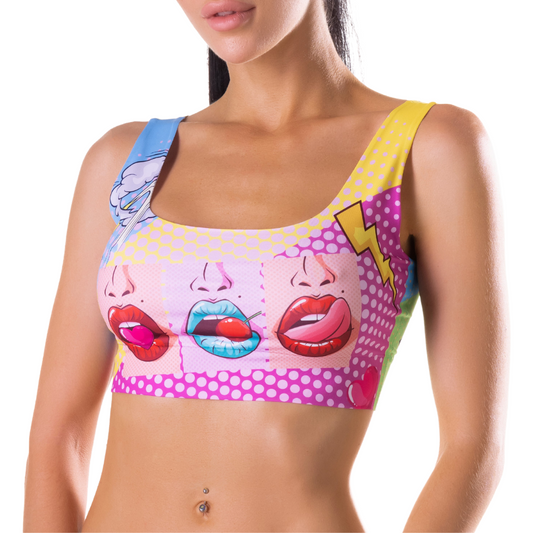 mememe COMICS - Hot - CROP TOP for Women - memème