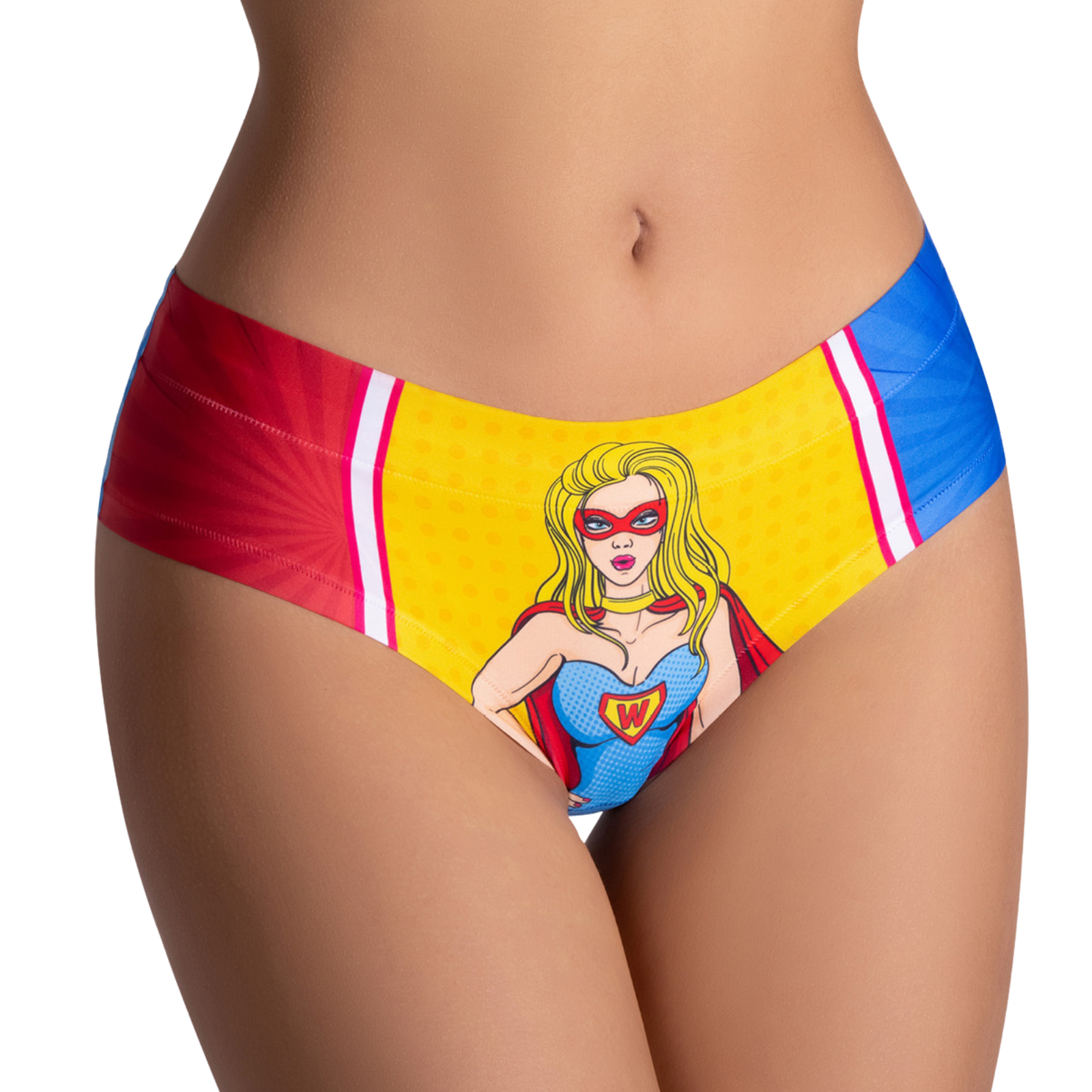 Memème Women's Ultra-Comfortable COMICS - Wonder Girl - Panties
