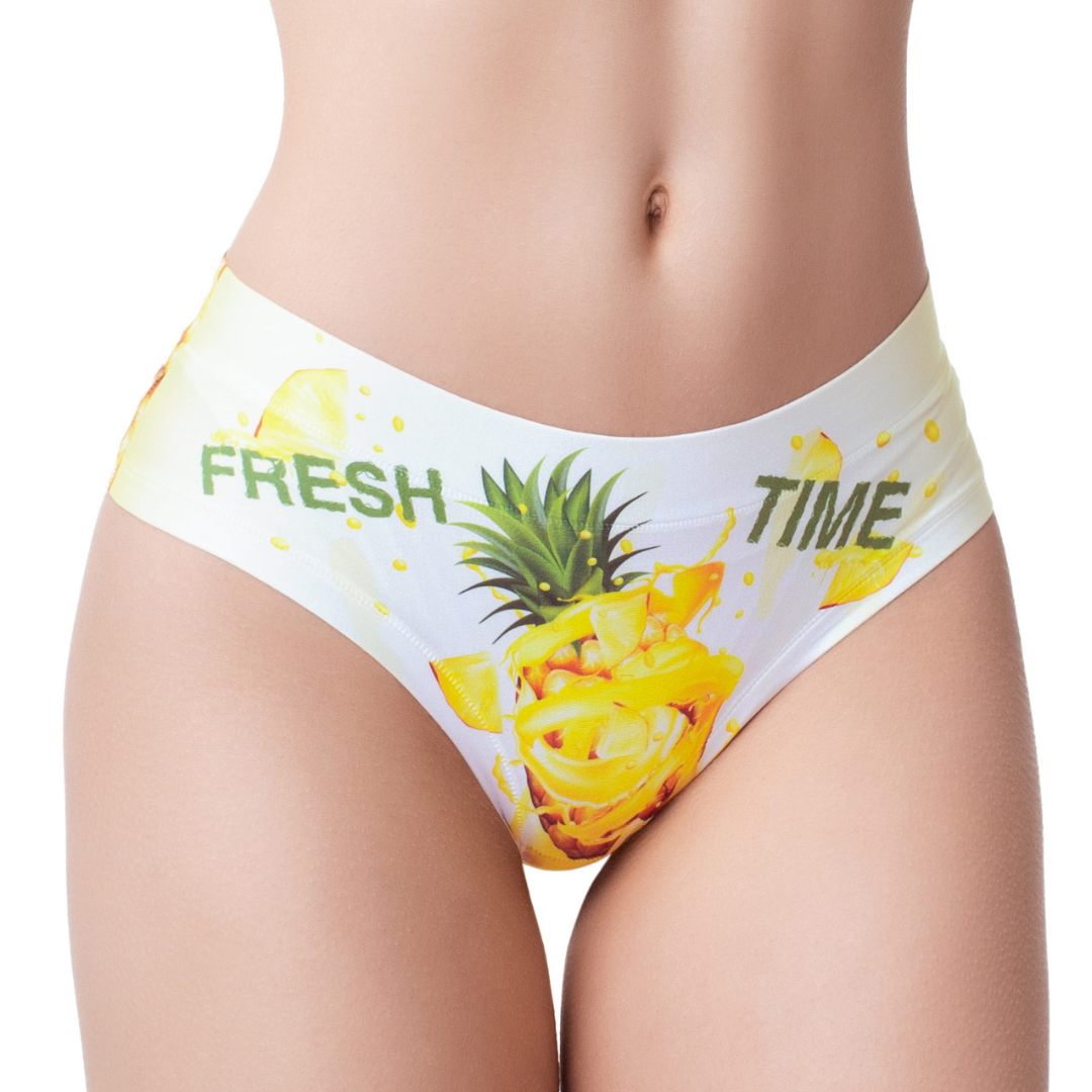 Memème Women's Ultra-Comfortable FRESH SUMMER - Pineapple