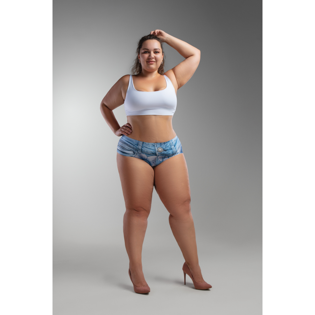 mememe JEANS– Daisy - QUEEN SIZE - HIGH WAISTED BRIEF Panty for Women - memème