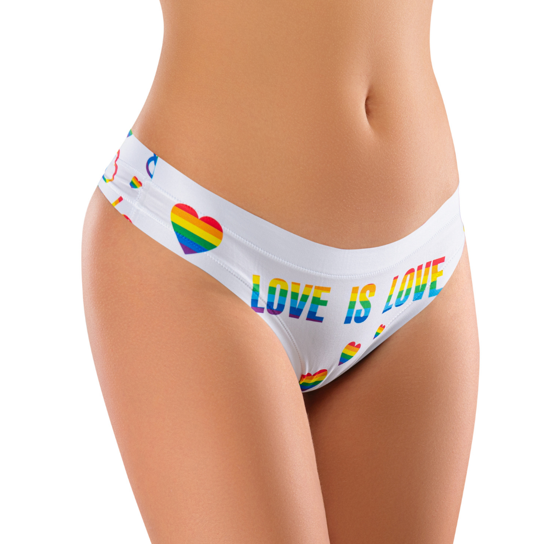 mememe PRIDE - White Love - PANTY for Women - memème