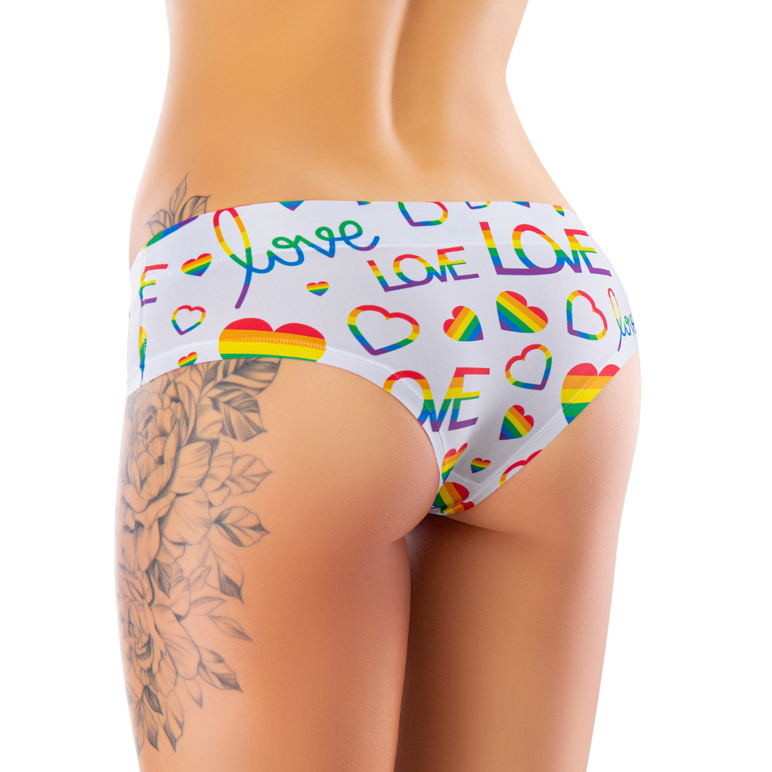 mememe PRIDE - White Love - PANTY for Women - memème