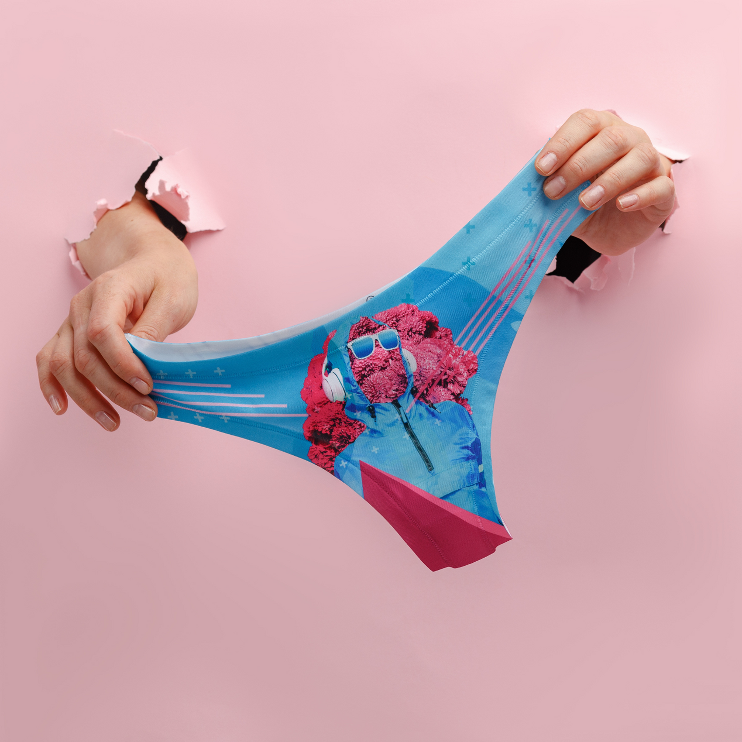 mememe PSYCHOTROPICAL - Blue - PANTY for Women - memème
