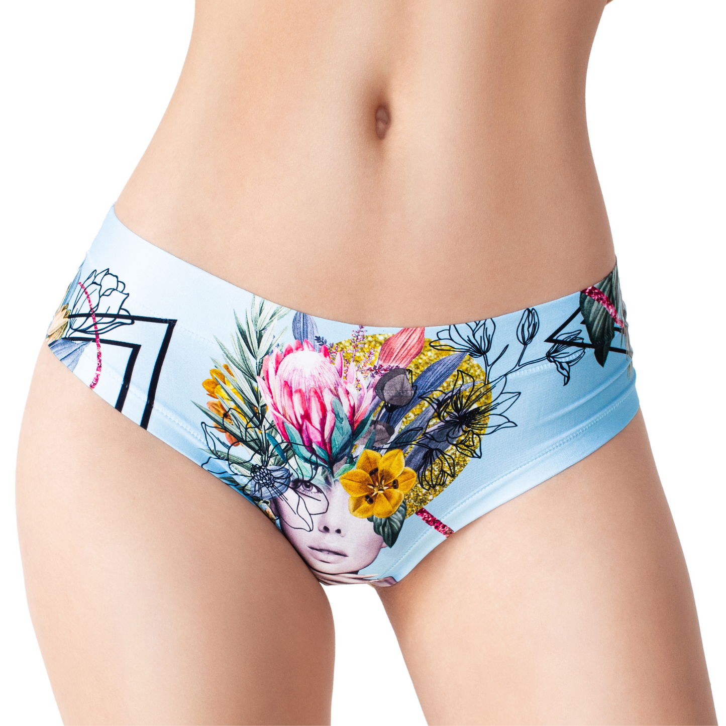 mememe SECRET GARDEN - Frida Blue - PANTY for Women - memème