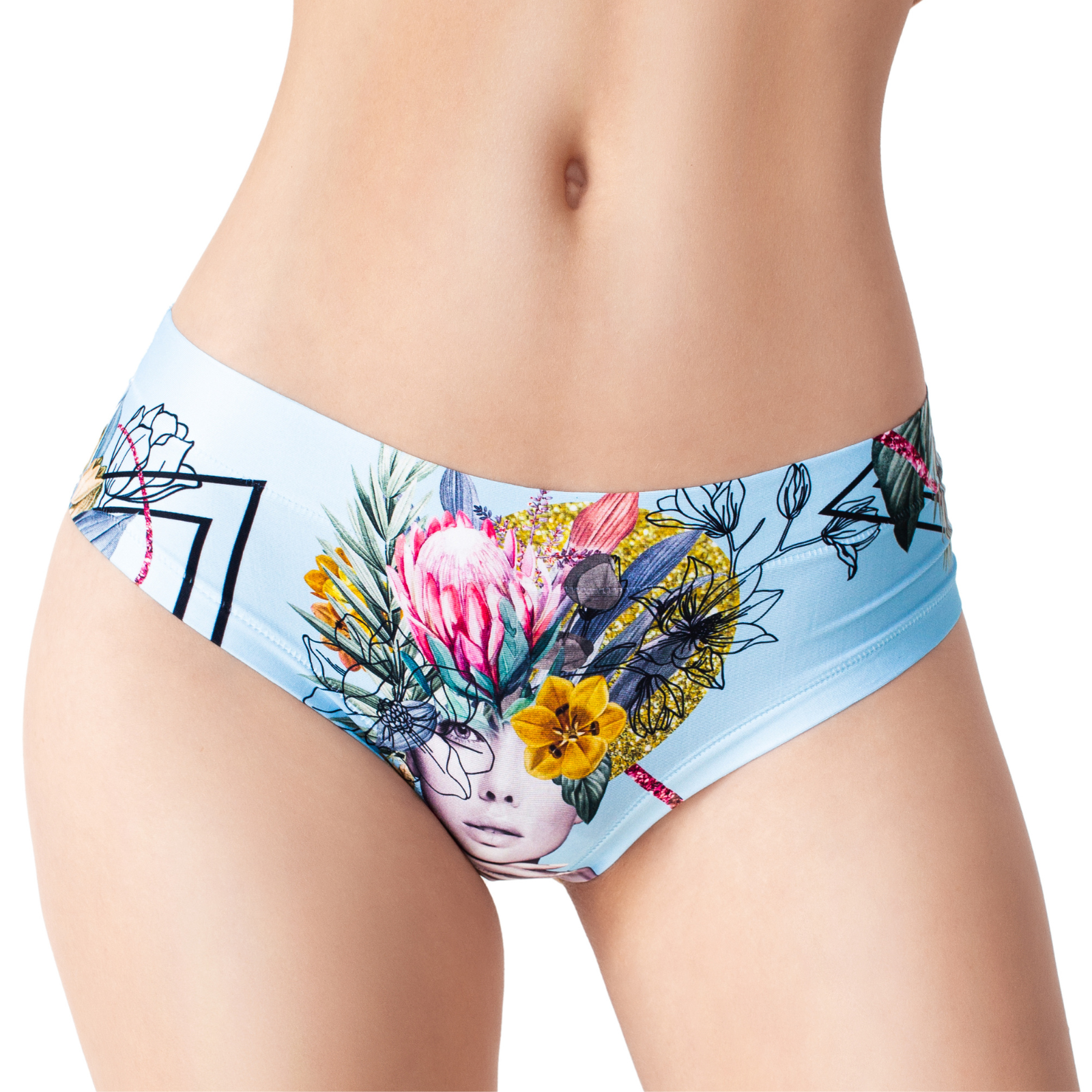 mememe SECRET GARDEN - Frida Blue - PANTY for Women - memème