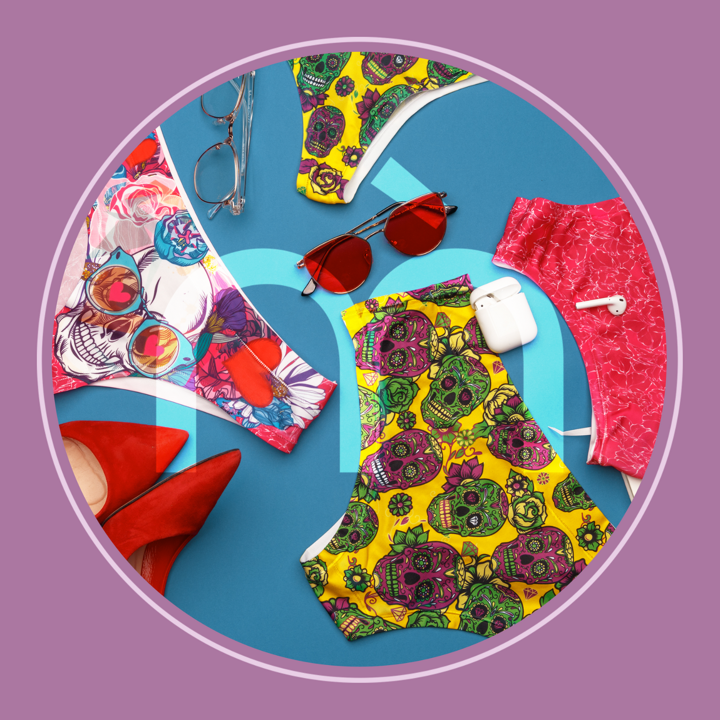 mememe SKULLS LOVERS - Monster - PANTY for Women - memème