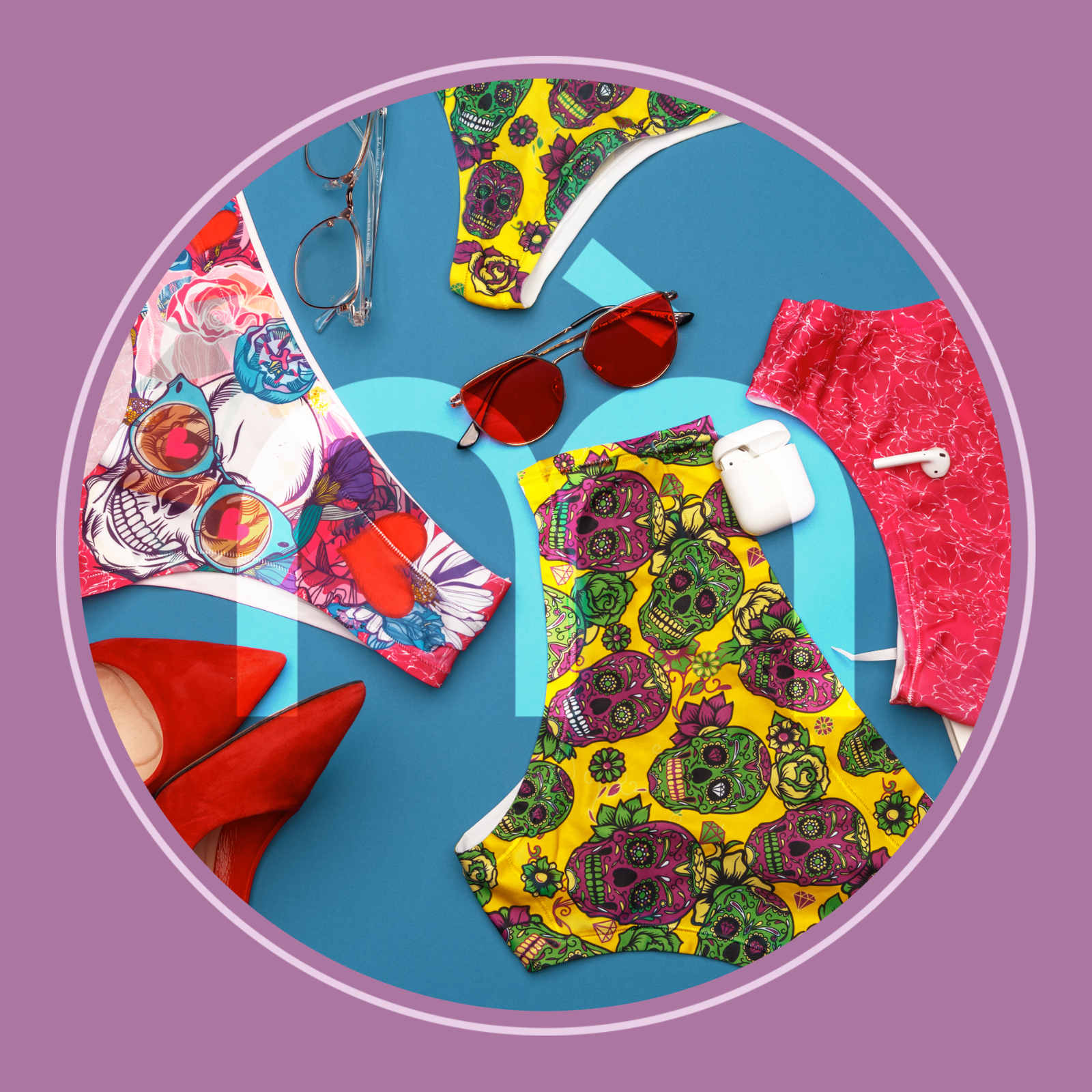 mememe SKULLS LOVERS - Monster - PANTY for Women - memème