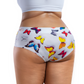 mememe BUTTERFLY– Vivid - QUEEN SIZE - HIGH WAISTED BRIEF Panty for Women - memème
