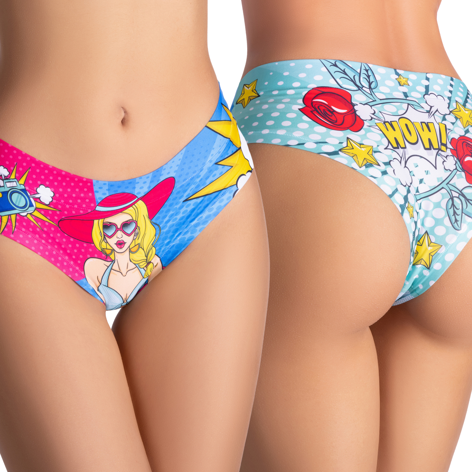 mememe COMICS - Beach Girl - PANTY for Women - memème