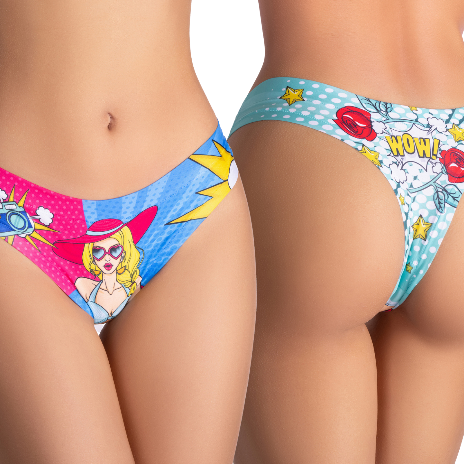 mememe COMICS - Beach Girl - PANTY for Women - memème