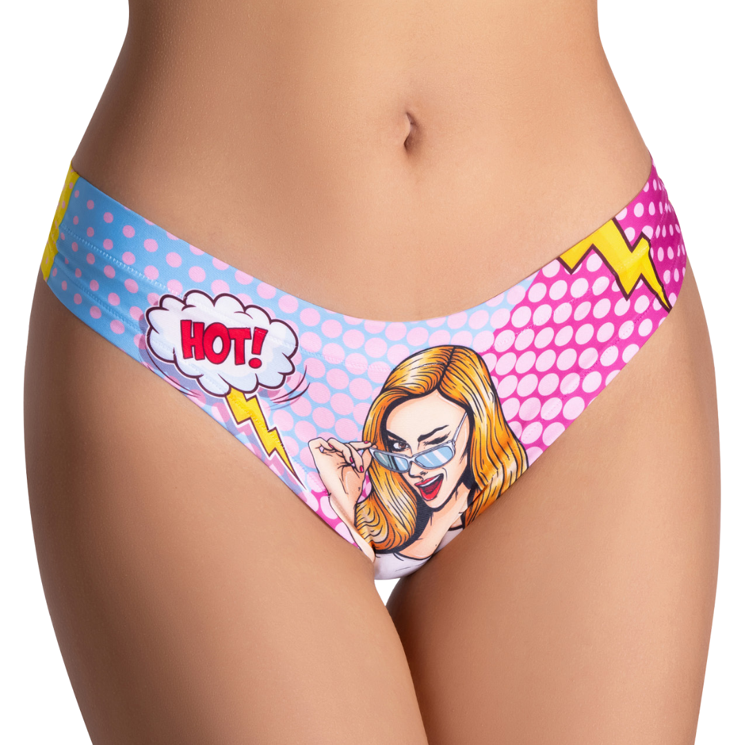 mememe COMICS - Hot Girl - PANTY for Women - memème