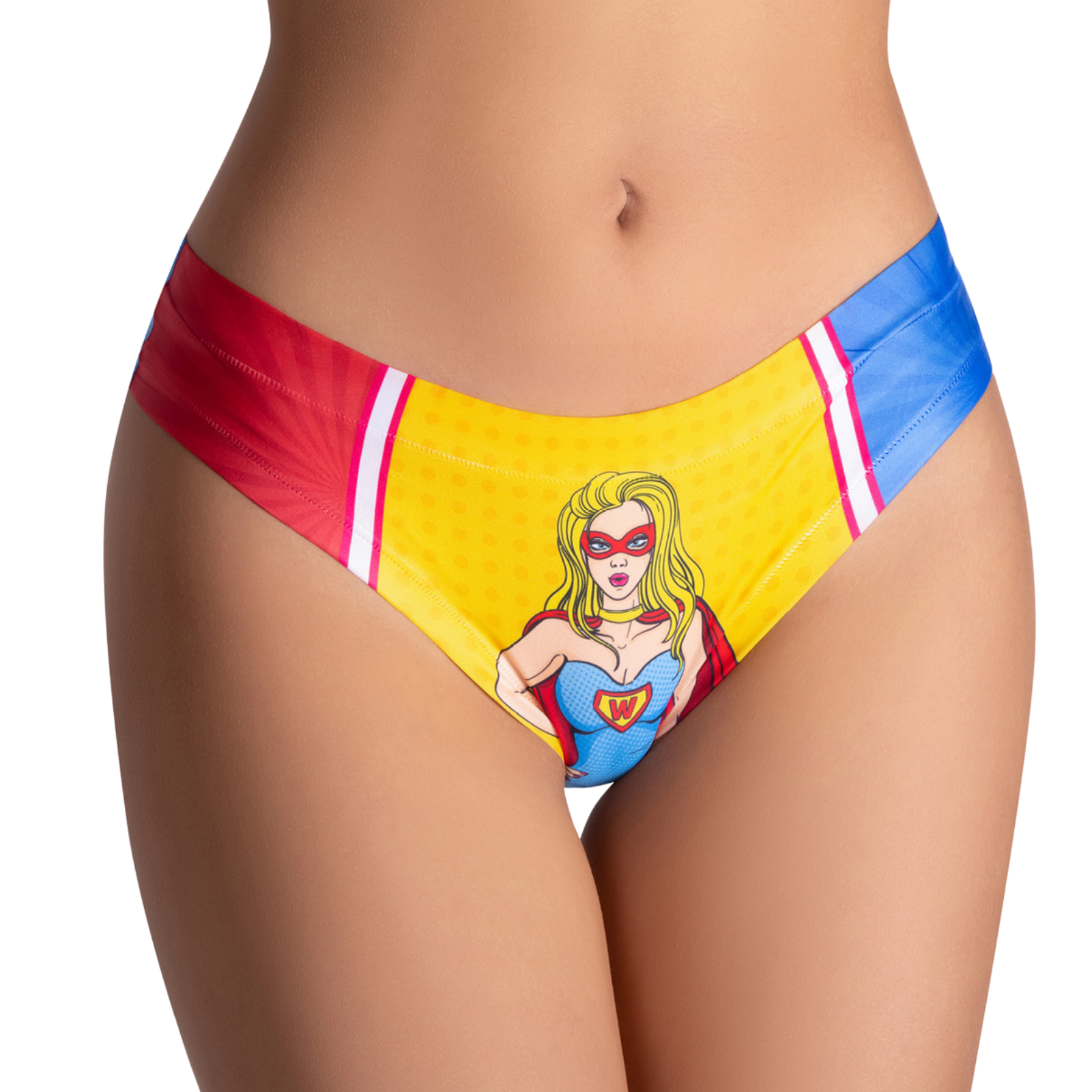 パンツ memememe Memème Women's Ultra-Comfortable COMICS - Wonder Girl - Panties