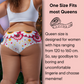 mememe DAISY– Tangelo - QUEEN SIZE - HIGH WAISTED BRIEF Panty for Women - memème