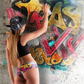 mememe GRAFFITI - Trash - PANTY for Women - memème