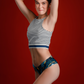 mememe PARADISE BIRDS - Feathers - PANTY for Women - memème