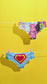 Memème Women’s Ultra-Comfortable LOVE - Graffiti - Panties | Breathable Cotton Crotch, Stretchy Fit, No Elastic Bands